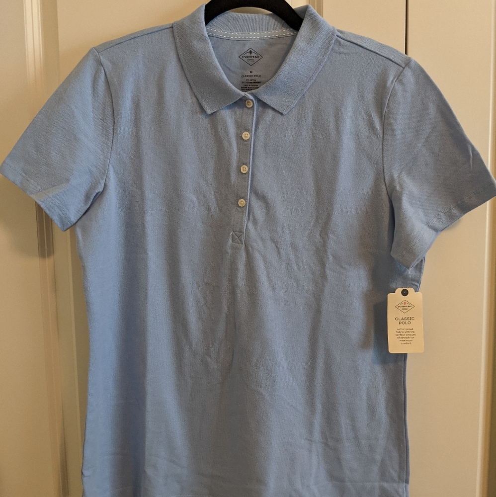 Light blue polo shirt, size M